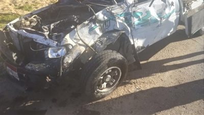 إصابة 17 في تصادم بطريق وصلة أبو سلطان في الإسماعيلية (صور ) 