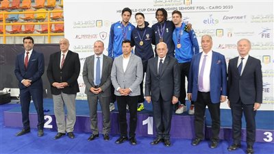 وزير الشباب والرياضة يشهد ختام فردي الرجال والسيدات بكأس العالم لسلاح الشيش