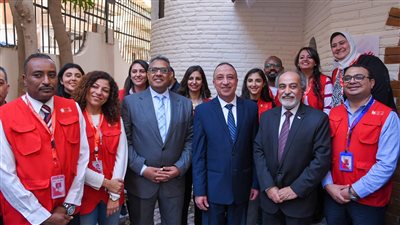 محافظ الإسكندرية ووزيرة التعاون الدولي يتفقدان أوضاع النازحين واللاجئين لمصر