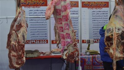 أسعار اللحوم بمعارض أهلا رمضان بالجيزة 