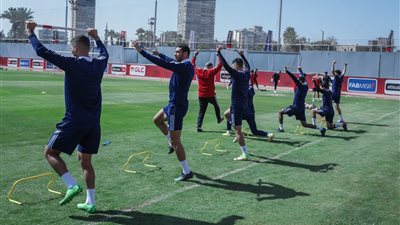 كهربا يشارك بمران الأهلي الجماعي قبل مواجهة المقاولون العرب بالدوري 