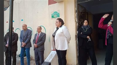 مدير إدارة الهرم يتفقد المدارس