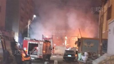 النيابة تعاين حريق منزل بالقليوبية 