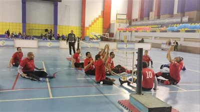 صعود فريق الكرة الطائرة جلوس بمركز شباب قليوب للدورى الممتاز