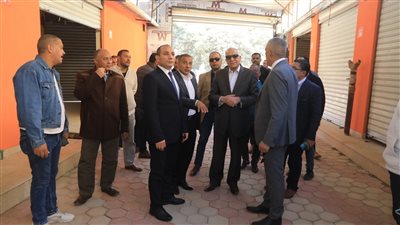 محافظ الجيزة يتفقد الأعمال الإنشائية لأسواق أحمد إبراهيم والمراغي النموذجي (صور)