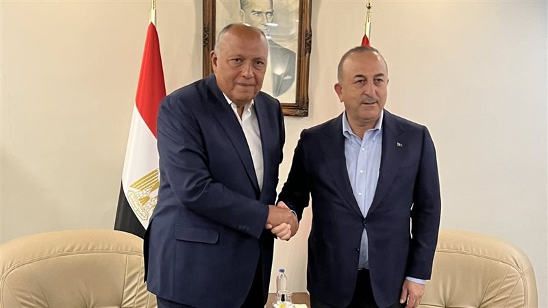 سامح شكري يصل تركيا،