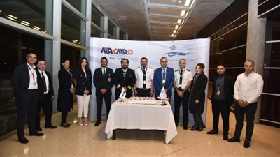 إير كايرو تحتفل بافتتاح خطها الجديد بين مطاري سفنكس والأردن