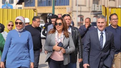 محافظ دمياط تتابع مشروع تطوير كوبرى جسر الحضارة (صور) 