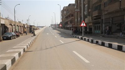 محافظ المنوفية يشهد التشغيل التجريبي لكوبري (B) بقويسنا