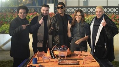 محمد رمضان يحتفل بانطلاق تصوير فيلم هارلي (صور)