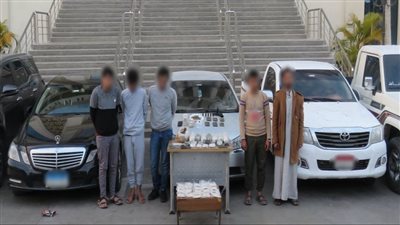 سقوط 6 عناصر إجرامية بحوزتهم مخدرات بـ 1.5 مليون جنيه