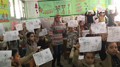 قافلة مائية ضمن مبادرة حياة كريمة بقرية الضهرية بالدقهلية