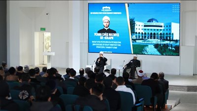 استقبال حافل لـ مستشار الرئيس للشئون الدينية بكازاخستان (صور)