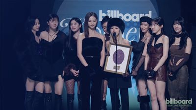 Billboard Women in Music 2023، فرقة TWICE تفوز بجائزة Breakthrough (فيديو)
