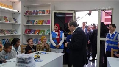 الرئيس السيسي يفتتح 11 مشروعا في قرية المعصرة بالمنيا (صور) 