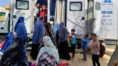 تقديم الخدمات لـ 560 مواطنا خلال قافلتين طبيتين في البحيرة (صور) 