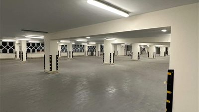 آخر الأعمال بجراج بورسعيد متعدد الطوابق الضخم قبل افتتاحه (صور) 