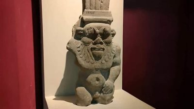 متحف الغردقة يعرض تمثالا للمعبود بس عدو الأرواح الشريرة عند المصري القديم