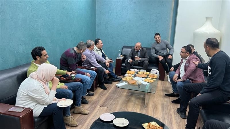خالد ميري أثناء زيارته