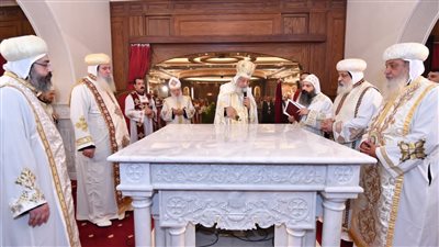 البابا تواضروس يدشن كنيسة الأنبا بيشوي بالتجمع الخامس