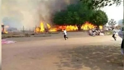 اشتعال النيران في 3 منازل بقنا بسبب اشتباكات بالأسلحة النارية بين عائلتين