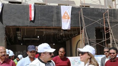 جولة تفقدية لوزيرة الثقافة فى أسوان وزيارة لبيت العقاد (صور)