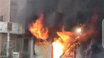 4 سيارات إطفاء لإخماد حريق شب في مخبز بالمنصورة 