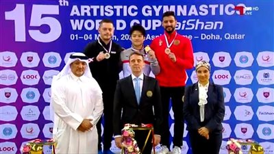 الجمباز، المراغي يتوج ببرونزية 