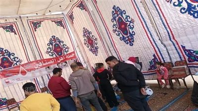 شباب قرية الصنافين بالشرقية يتبرعون بـ1256 كيس دم في 48 ساعة (صور)