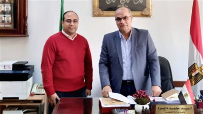 ترقية مصطفى عوض رئيساَ لقسم الرقابة التموينية في الدقهلية 