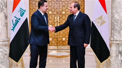 تفاصيل لقاء السيسي ورئيس وزراء العراق 