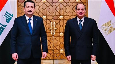 السيسي يستقبل رئيس وزراء العراق بقصر الاتحادية (فيديو) 