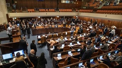 توتّر كبير داخل الكنيست الإسرائيلي قبيل انتخاب ممثلي لجنة تعيين القضاة