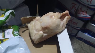 ضبط طن و350 كيلو فراخ فاسدة بمنشأة غذائية في الغربية (صور)