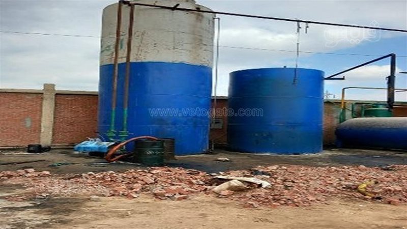 ضبط مصنع لإعادة وتدوير