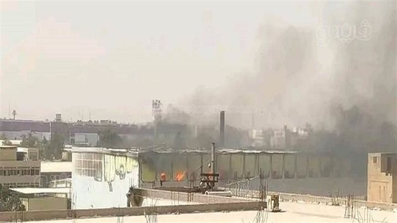 حريق بأحد مصانع المنطقة