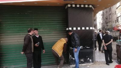 الجيزة اليوم، تشميع مقاهٍ ومصادرة  845 حالة إشغال في حملات مكبرة بالجيزة (صور)