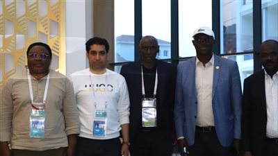 محمد شيحة يستقبل نائب رئيس الاتحاد الأفريقي لكرة القدم في الإسماعيلية 