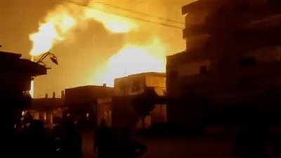 لقطات مرعبة لانفجار مصنع طوب بالشرقية بسبب أسطوانات الغاز (فيديو)