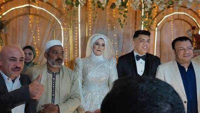 فرحة أهالي الباجور بزفاف عروسين من دار أيتام (فيديو وصور)