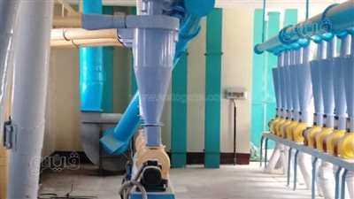 تشغيل مطحن ناصر بكوم أمبو استعدادًا لموسم حصاد القمح (صور)