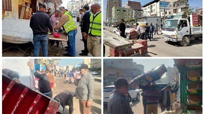 رفع 1150 حالة إشغال طريق مخالف بنطاق 5 مراكز بالبحيرة (صور)