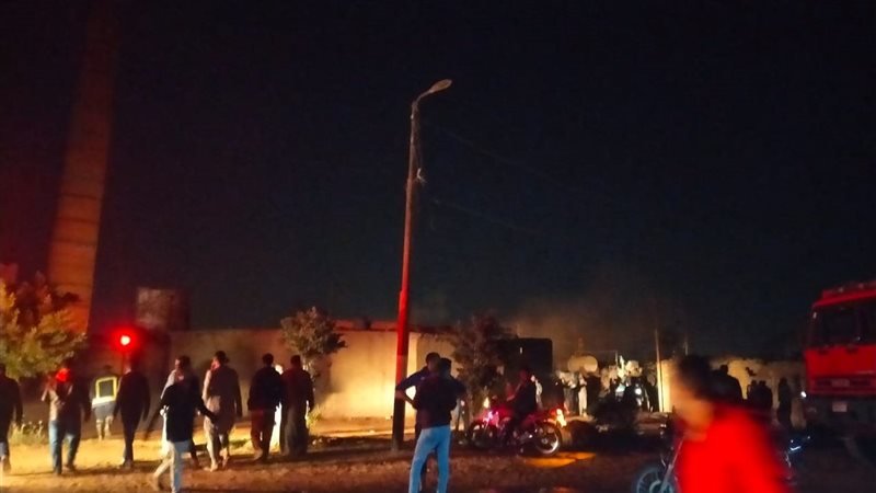 حريق بمصنع طوب، فيتو