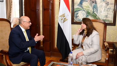 وزيرة الهجرة تستقبل النائب عمرو هندي لبحث تعزيز التعاون المشترك