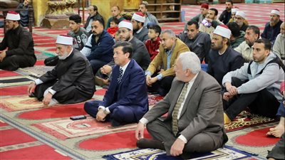 أوقاف دمياط تحتفل بليلة النصف من شعبان من مسجد البحر 