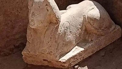 تمثال أبو الهول بمعبد دندرة (صور)