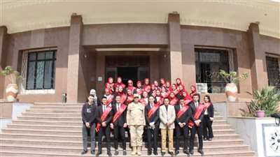 طلاب جامعة المنوفية في زيارة إلى بانوراما حرب أكتوبر