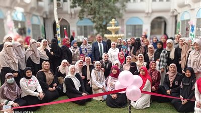 جامعة الأزهر تفتتح معرض المشغولات اليدوية بكلية الدراسات الإسلامية للبنات