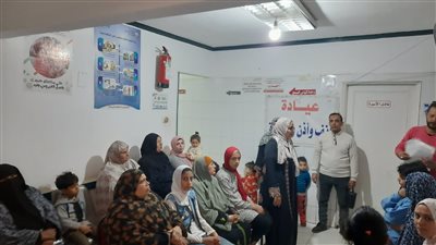 الكشف على 1979 مريضًا فى قافلة علاجية بقرية ميت أبو خالد في الدقهلية