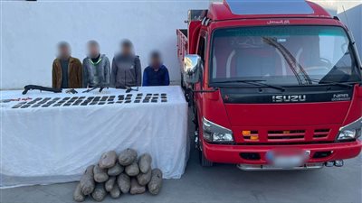 سقوط تشكيل عصابي بحوزته كمية من مخدري البانجو والحشيش بدمياط 